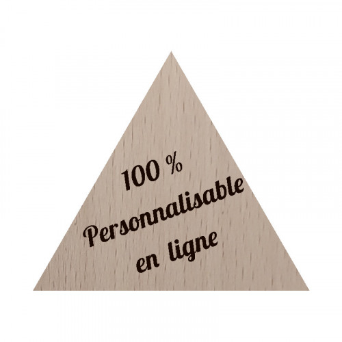 Wooden stickers "triangle 1"