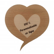Wooden stickers "badge 20"