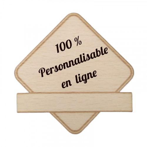 Wooden stickers 