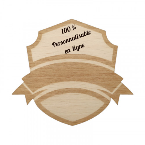 Wooden stickers 