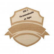 Wooden stickers "badge 11"