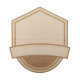 Wooden stickers 