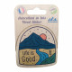 Stickers en bois "life is good"