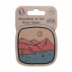 Stickers en bois "camping outdoor"