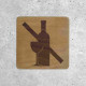 Alcohol Prohibited Wooden Wall Sign