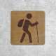 Wooden Hiking Sign - Trail Marker