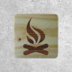 Wooden Signage - Campfire Area