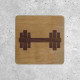 Wooden Fitness Sign - Gym Indicator