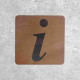 Enseigne en Bois Info - Signalétique de Point d'Information