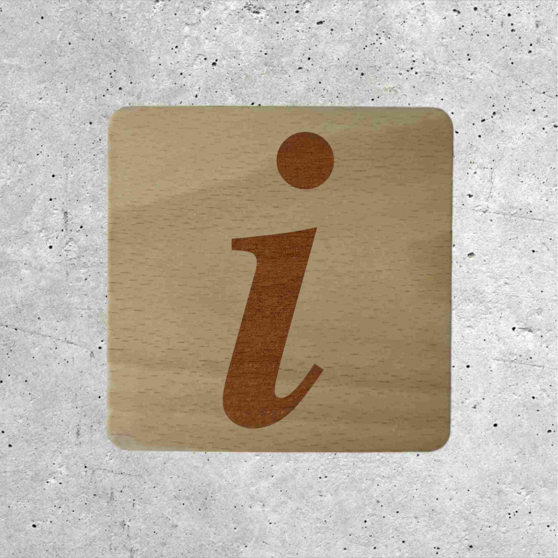 Wooden Sign Info - Information Point Signage