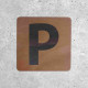 Panneau en Bois Parking - Indicateur de Stationnement