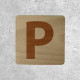 Panneau en Bois Parking - Indicateur de Stationnement