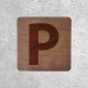 Panneau en Bois Parking - Indicateur de Stationnement