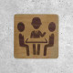 Wooden Signage Panel - Meeting Room
