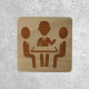 Wooden Signage Panel - Meeting Room