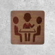 Wooden Signage Panel - Meeting Room