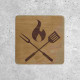 Wooden Signage - Barbecue Utensils