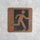 Signalétique en Bois - Indication Sortie de Secours
