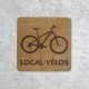 Wooden Signage - Bike Room