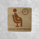 Signalétique Bois - Salle d’Attente