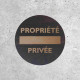Wooden Signage - Private Property