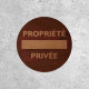 Wooden Signage - Private Property