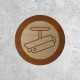 Wooden Sign - CCTV Surveillance Zone