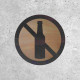 Signalétique Bois - Alcool Interdit