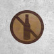 Signalétique Bois - Alcool Interdit