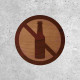 Signalétique Bois - Alcool Interdit