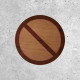 Wooden Sign - No Parking
