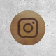 Signalétique Bois - Réseaux Sociaux Instagram