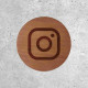 Signalétique Bois - Réseaux Sociaux Instagram