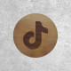 Wood Signage - TikTok Social Networks