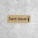 Panneau en bois Sans issue avec symbole de cul-de-sac