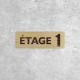 Wooden Floor 1 Sign - Floor Indicator