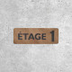 Wooden Floor 1 Sign - Floor Indicator