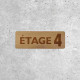 Wooden Floor Sign 4 - Floor Indicator