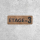 Wooden Floor Panel - Floor 3 Indicator