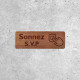 Panneau Bois Sonnez S.V.P pour Entrée