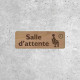 Wooden Waiting Room Sign