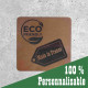 Customizable Square Wooden Signage