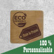 Customizable Square Wooden Signage