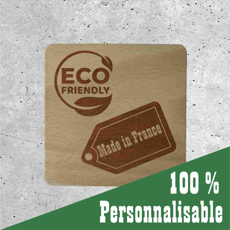 Customizable Square Wooden Signage