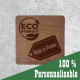 Customizable Square Wooden Signage