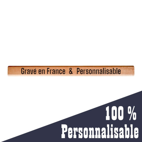 Crayon de charpentier / menuisier personnalisable