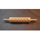 Snowflake deer pattern rolling pin.