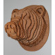 Wooden bear head 48 cm