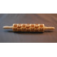 Rolling pin with owl pattern.