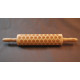 Snowflake pattern rolling pin.